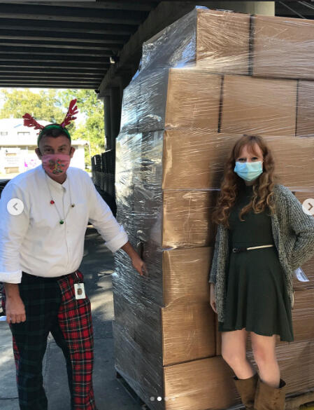 A donation of 250 personal hygiene kits