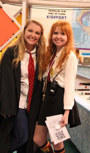 The winner of the costume contest