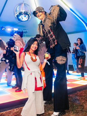 Booze at the Zoo guest with hired entertainment