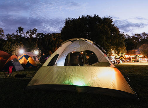 Zzzoofari Campout set up