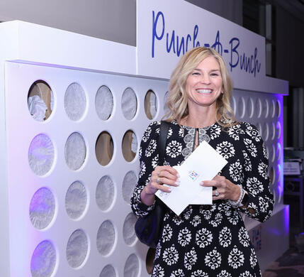 Gift card pull inspired by the classic Price is Right game, Punch-A-Bunch