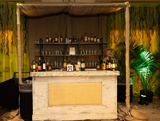 Jungle basecamp bar